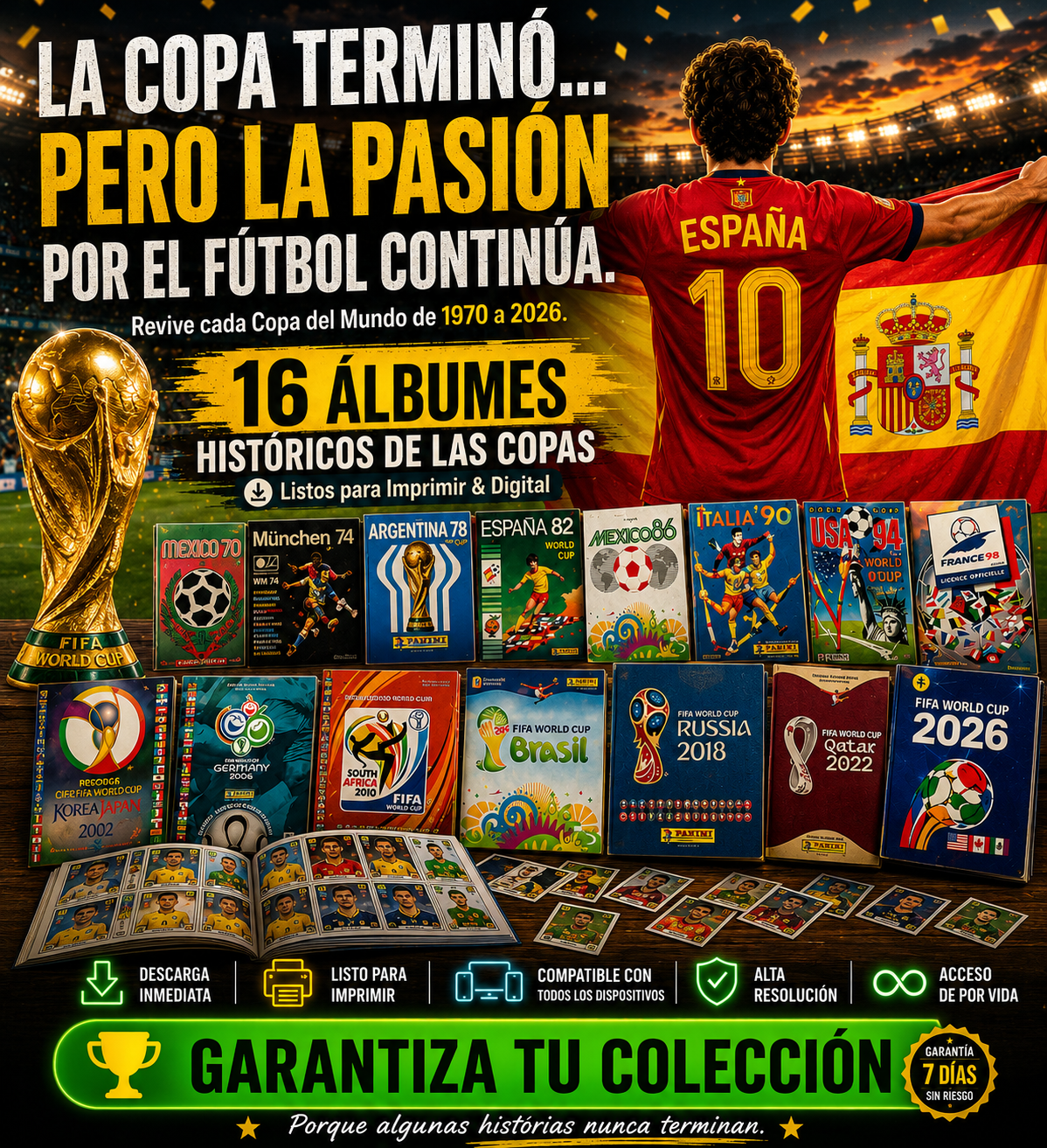 Pack Mundialera para España y Europa