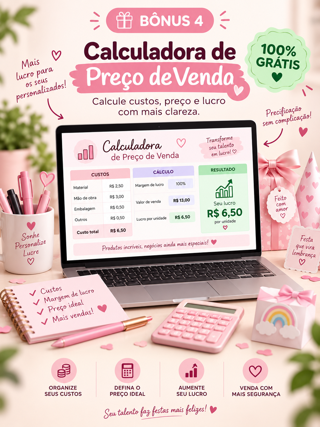 Bônus 5 - Calculadora de preço de venda